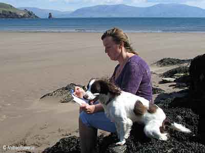 Andrea Power Dingle Artist Photo on the Wild Atlantic Way