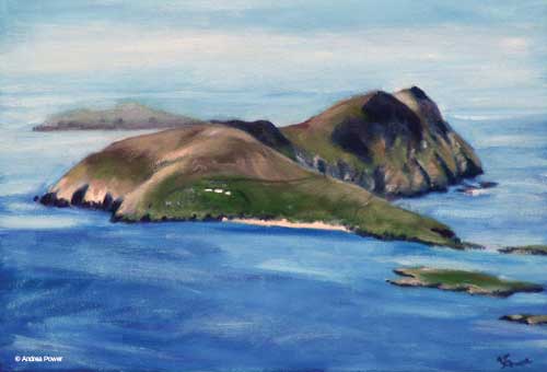 Great Blasket Island by Andrea Power Dingle Artist on the Wild Atlantic Way