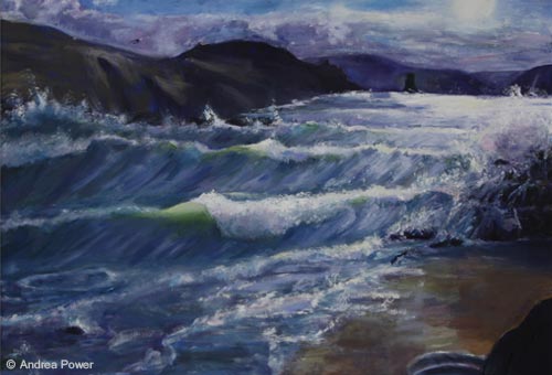 Wild Water: Doonsheane by Andrea Power Dingle Artist on the Wild Atlantic Way
