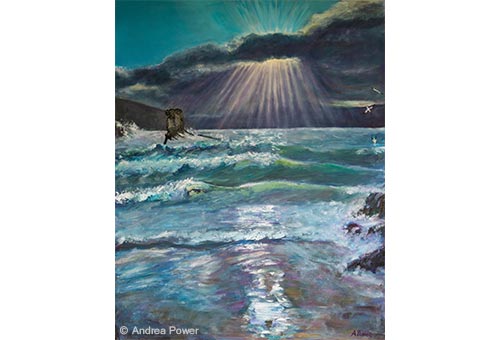 Storm's End: Doonsheane by Andrea Power Dingle Artist on the Wild Atlantic Way