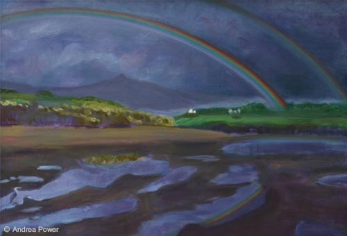 Rainbow Reflections by Andrea Power Dingle Artist on the Wild Atlantic Way