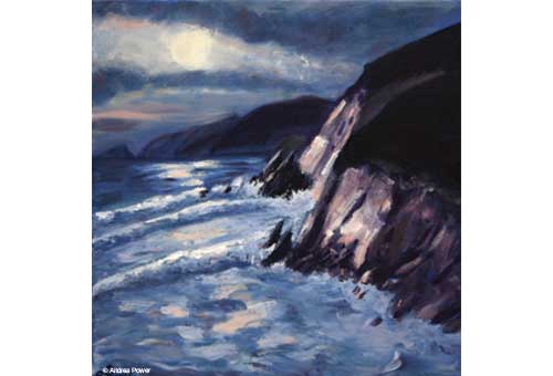 Coumeenole Eventide by Andrea Power Dingle Artist on the Wild Atlantic Way