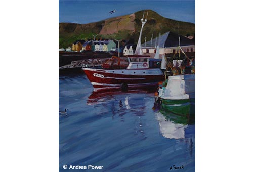 Calm Waters Dingle by Andrea Power Dingle Artist on the Wild Atlantic Way